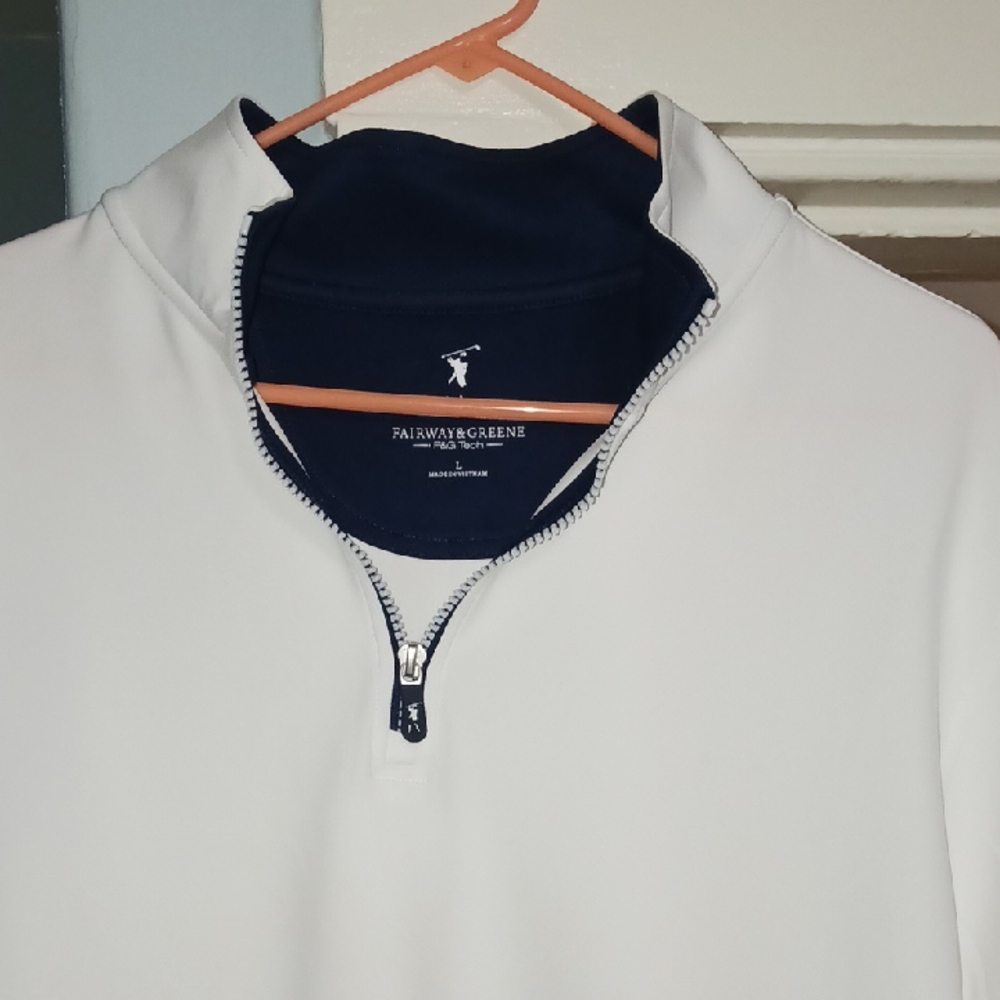 Fairway & Greene Men's White Sweater
